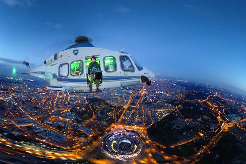 Italy — Twilight Skylines from Police helicopters