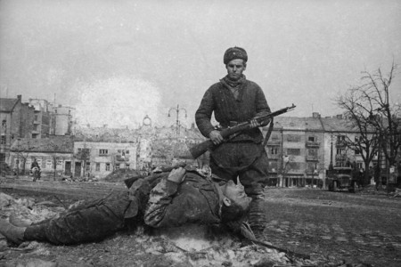Nikolay Shestakov.
Hungary. The beginning of the spring. 
1945
