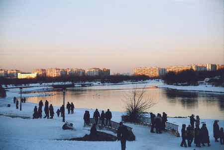 Из серии «Зимний закат в Коломенском»