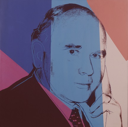 Andy Warhol. Portrait of Peter Ludwig. 1980. Silkscreen on linen. © State Russian Museum