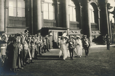 Karl Bulla.
Departure of Their Majesties from Winter Palace after declaration of war. Saint-Petersburg. 
July 20, 1914. 
“Moscow House of Photography” Museum