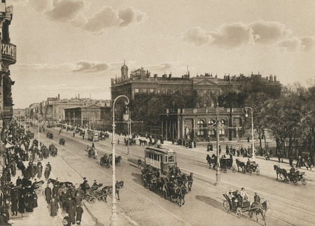 Karl Bulla.
Nevskiy Avenue. Saint-Petersburg. 
1910s. 
“Moscow House of Photography” Museum