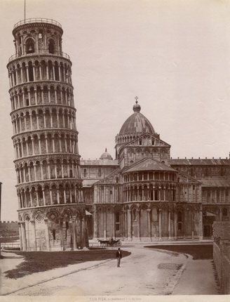 Edizioni Brogi.
Torre Pendente di Pisa.
Pisa.
1860s