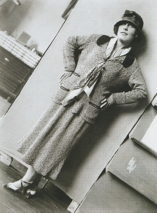 Alexander Rodchenko.  Lilia Brik in English suit. 1924. Private collection, Moscow