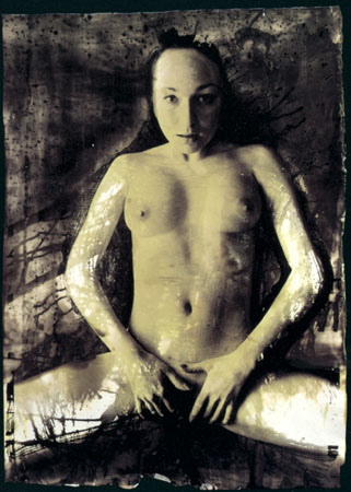 Vladimir Bryliakov.
From “Torso” series. 
2000. 
Monotype, 90 х 66 cm