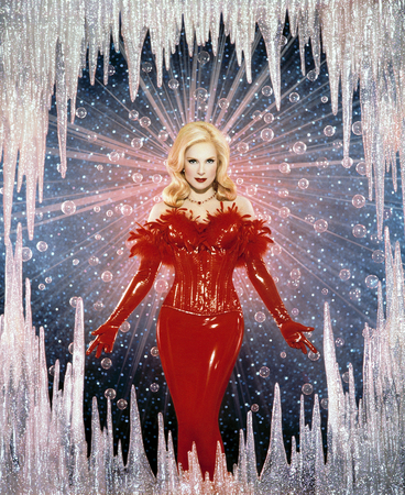 Pierre and Gilles.
Ice Lady.
1994. 
Model: Sylvie Vartan.
Unique hand-painted photograph, mounted on aluminum. 
Collection Francois Pinault