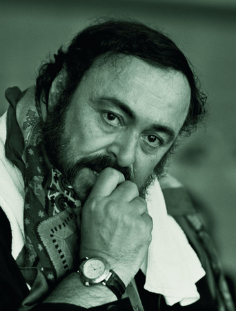 Sergey Bermeniev.
Luciano Pavarotti.
1990.
Author’s collection.
Copyright © Sergey Bermeniev