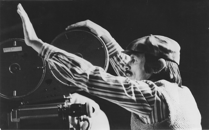 Григорий Верховский.
Кинорежиссер Андрей Тарковский на съемках фильма «Сталкер». 1979