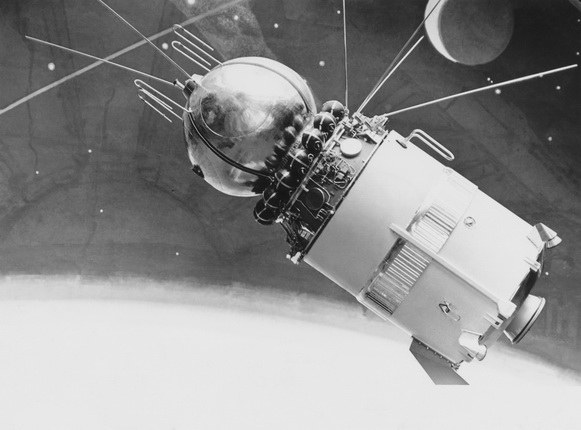 Alexander Mokletsov (‘Novosti’ Press Agency).
Russian satellite ‘Vostok’.
1960s.
Collection of Multimedia Art Museum, Moscow