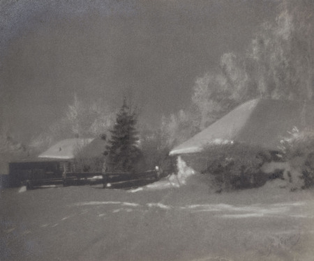Nikolai Andreev.
Moonlight. Panikovo. 
1923. 
Private collection