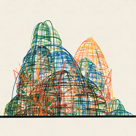 Графическая композиция ╧ 89 из цикла «Архитектурные фантазии»