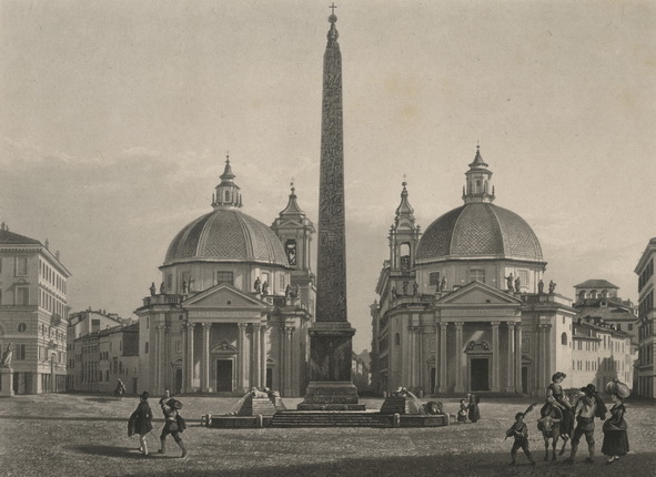 Noël Marie Paymal Lerebours.
Martens sculps.
Piazza del Popol.
1840-1842