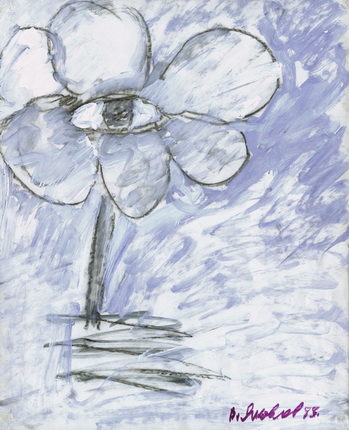 Vladimir Yakovlev.
Eye-flower.
1983.
Gouache on paper.
Collection of the Vladimir Yakovlev Foundation