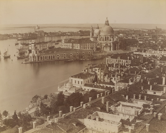Carlo Naya.
View of the Canal Grande taken from the Campanile di San Marco.
Venice.
1870s