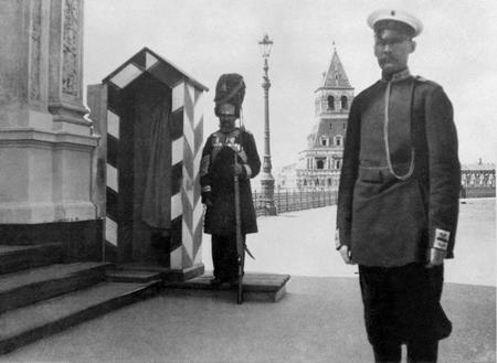 Unknown author.
The sentry-grenadier in the Kremlin. 
1900-s. 
From collection of the Central museum of the Ministry of Internal Affairs of Russia