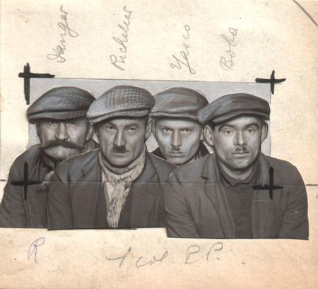 Unknown author.
Danger, Rikler, Yasko, Bob: the gang which has stolen coal. 
November 20, 1929. 
Bodo Niman gallery, Germany. With support of the Gete German cultural center