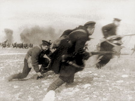 Sevastopol defence. Counterattack of the marines