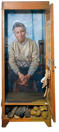 Igor Makarevich.
The Cupboard of the Ilya. (Kabakov portret).
1987.
Mixed media.
© State Russian Museum