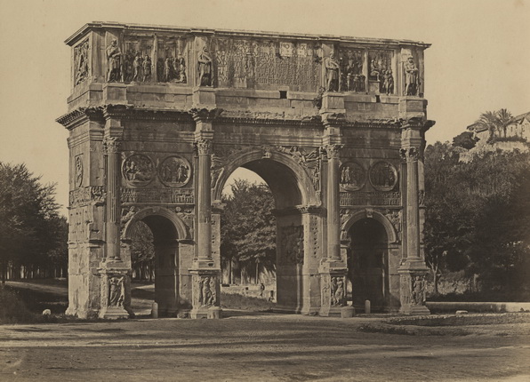 Tommaso Cuccioni.
Arch of Constantine.
1860s.
Albumen print