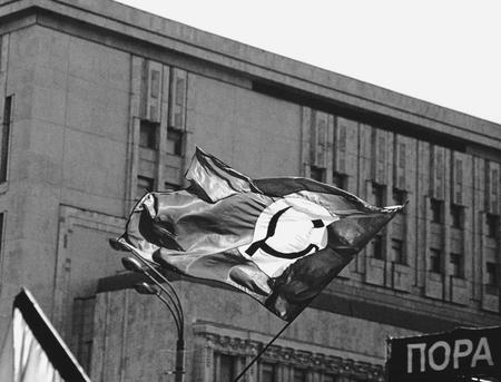 Из серии «Первомайская демонстрация национал-большевиков »