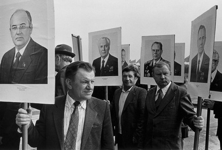 Valery Shchekoldin.
Московская область, Дубосеково Moscow region, Dubosekovo. 
May 8, 1984 
Moscow House of Photography museum