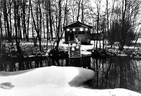 Viktor Rujkovich.
Three nymphs in lake. 
1972