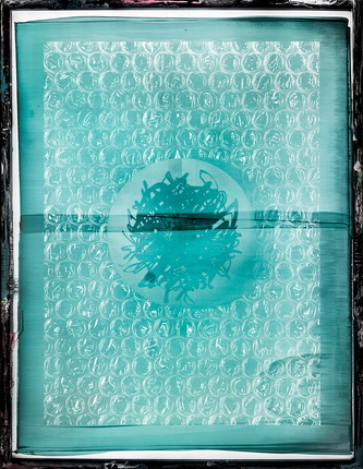 Katya Emelyanova.
From the series ‘Unlocked’, #1.
2014.
220 х 170 cm.
Mixed media: photo, polygraphy, light, steel frame, transparent screen
