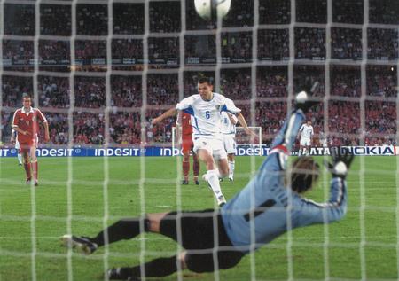 Alexander Fedorov.
Selection cycle Euro 2004. Switzerland - Russia. Sergey Ingashevich scores a goal.
2004