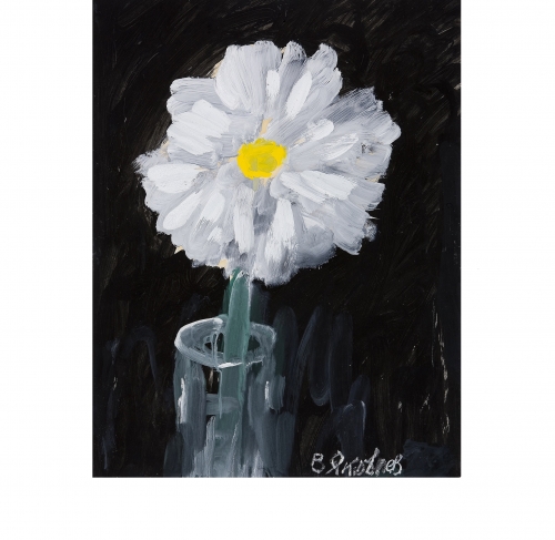 Vladimir Yakovlev.
Flower.
Undated.
Gouache on paper.
Courtesy of the Stella Art Foundation