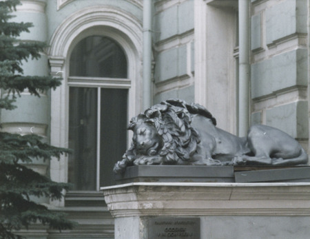Из серии «Львиные образы в архитектурном декоре Москвы»