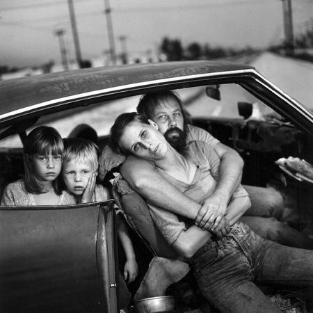 Mary Ellen Mark.
The Damm family in their car, Los Angeles, California. 
1987. 
© Mary Ellen Mark. 
The exhibition is presented by Hasselblad Center, Sweden. With support of the Sweden Embassy in Russia