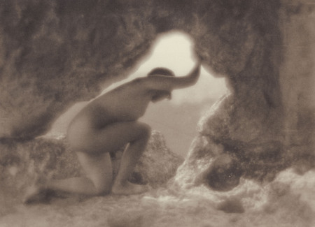 Yuri Eremin.
In a cave. 
1926
