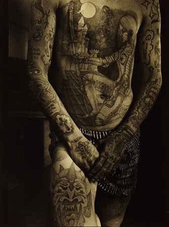 Sergey Vasiliev.
From “Tattoos” series, the end of 1980s. 
Vintage Gallery, Budapest