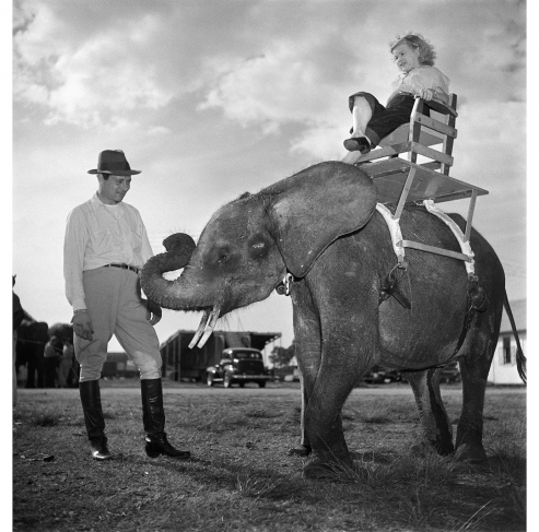 Stanley Kubrick.
Circus. 
1948. 
Rights of Reproduction: ICCARUS/Rainer Crone, Munich, Germany. Courtesy Library of Congress, Washington D.C. and Museum of the City of New York, New York City, United States