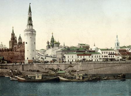 Unknown author.
The Kremlin and the Red Square, Moscow. 
1890’s. 
The collection of M. Golosovsky