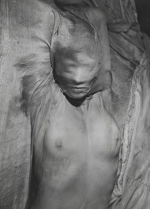 Erwin Blumenfeld.
Nude Under Wet Veil.
Paris, 1937.
Switzerland, Private collection.
© The Estate of Erwin Blumenfeld