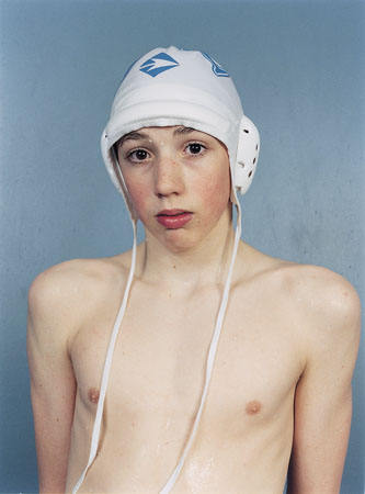 Charles Freger.
From “Water polo” series. 
2000. 
Collection of the National Fund of Modern Art, Paris