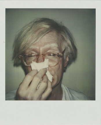 Andy Warhol.
ANDY SNEEZING.
1978 Polaroid SX-70.
© The Andy Warhol Foundation for the Visual Arts
Inc. / VBK, Wien 2011