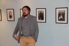 Vernissage in Samara. Mikhail Savchenko - director of the Museum of Modern