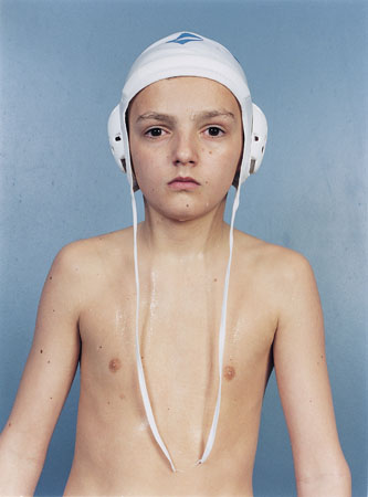 Charles Freger.
From “Water polo” series. 
2000. 
Collection of the National Fund of Modern Art, Paris