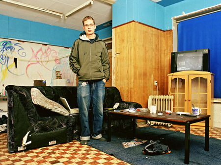 Konstantin Semin.
From the project “Squatting Life”. 
2005