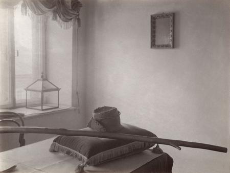 Maxim Dmitriev.
Corner of a room at a window. 
The beginning of XX century. 
Collection of the Moscow House of photography