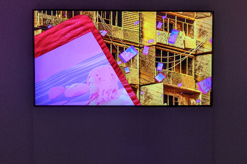 Вид экспозиции. Биеннале «Искусство будущего», 2021. Фото: МАММ