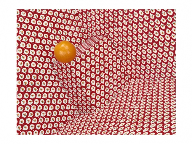 Сэнди Скогланд. Апельсин на коробке. Из серии «Натюрморт» 
© 1978 Sandy Skoglund/
Paci contemporary gallery, Брешиа / Порто-Черво, Италия