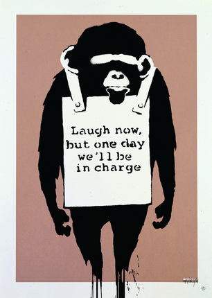 Banksy.
Laugh Now.
2003.
Screenprint.
© the artist / DACS 2012 / RAO (Moscow) 2013