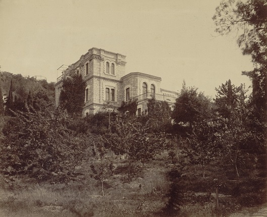 F. P. Orlov.
Summer palace of the Princes Yusupov in Koreiz. View from the southwest,
1880s.
Arkhangelskoye State Museum-Estate