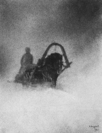 Nikolai Andreev.
In Blizzard. 
1924