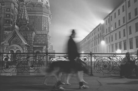 Eugeny Mokhorev.
From the series “The walks across the city”. 
1999-2003. 
Collection of the Moscow House of photography