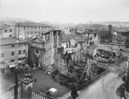 Unknown author.
Works on demolition for opening Sea street near to St. Nikolay's church. 
After 1934.
Museo di Roma - Archivo Fotografico Comunale, Italy