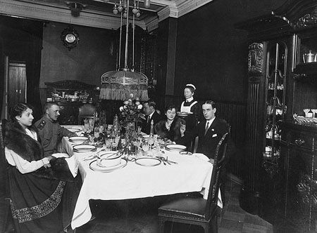 Unknown author.
Dining Room in Panteleev’s Apartment. St.-Petersburg. 
1910. 
Collection of the gallery “Tondo”